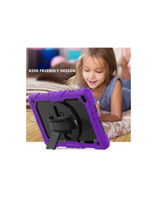 Samsung Galaxy T510 Tab A 10.1 Kılıf Pars Tablet Kapak - Mor