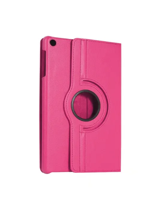 Samsung Galaxy Tab A11 360 Tablet Deri Kılıf - Pembe