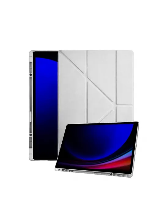 Samsung Galaxy Tab A11 Kalemlikli Mars Tablet Kılıfı - Gri