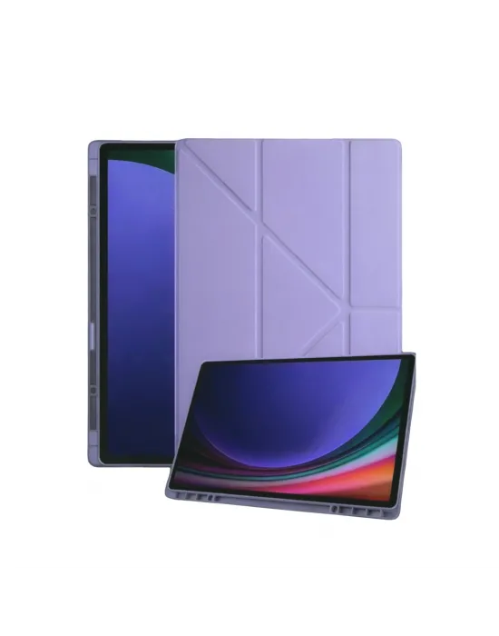Samsung Galaxy Tab A11 Kalemlikli Mars Tablet Kılıfı - Lila