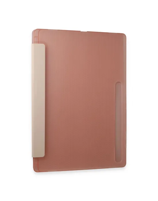 Samsung Galaxy Tab A9 Kılıf Kalemlikli Mars Tablet Kılıfı - Rose Gold