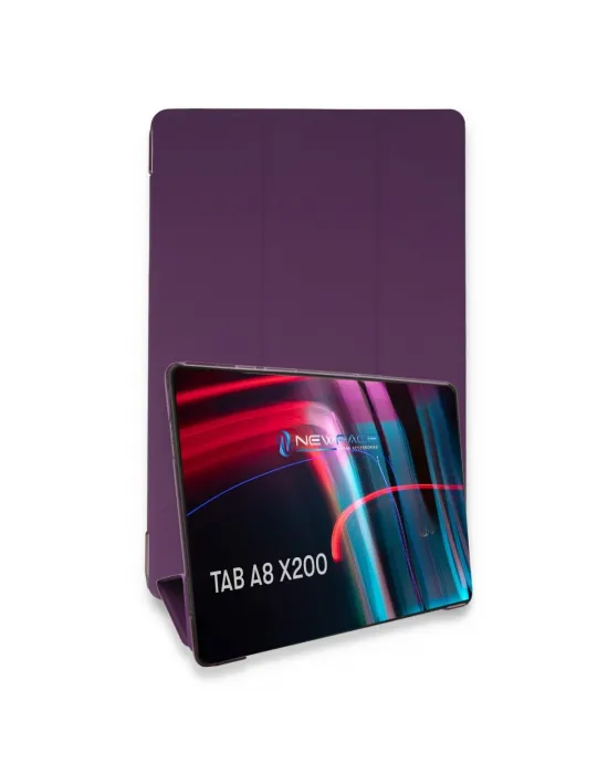 Samsung Galaxy X200 Tab A8 10.5 Kılıf Tablet Smart Kılıf - Mor