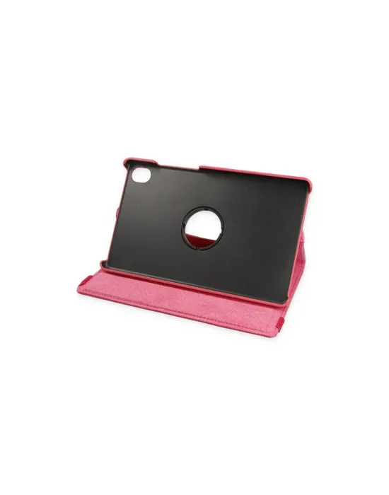 Samsung Galaxy X510 Tab S9 Fe 11 Kılıf 360 Tablet Deri Kılıf - Pembe