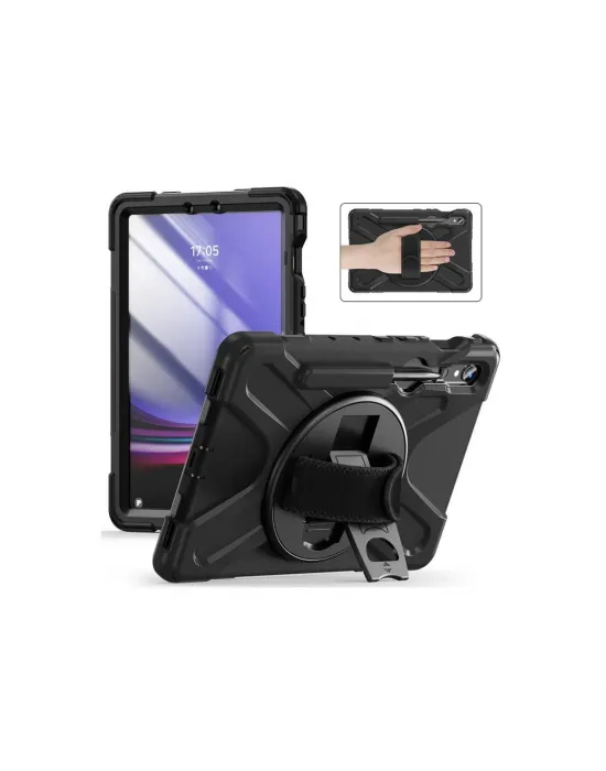 Samsung Galaxy X510 Tab S9 Fe 11 Kılıf Amazing Tablet Kapak - Siyah