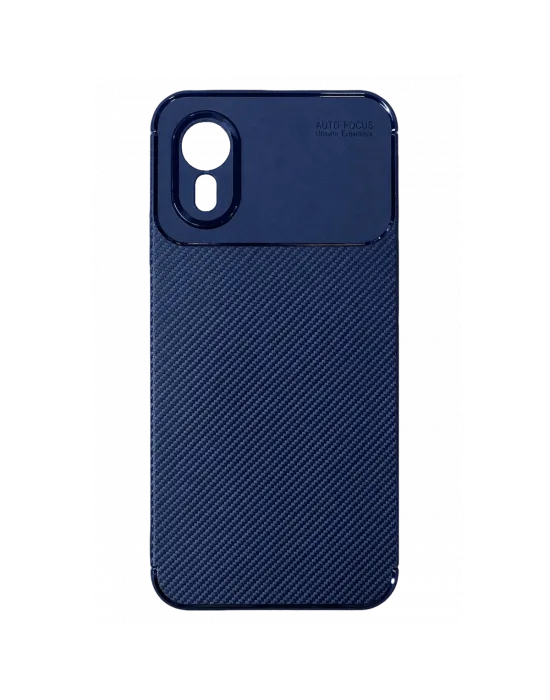 Samsung Galaxy Xcover 7 Kılıf Auto Focus Karbon Kapak - Lacivert