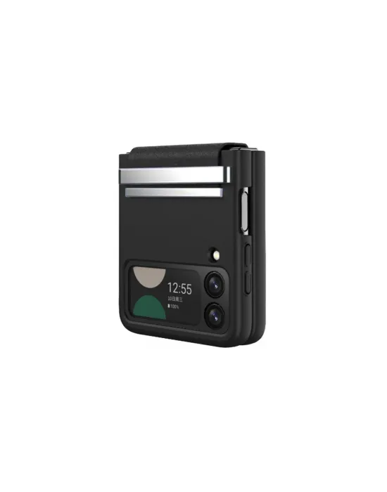 Samsung Galaxy Z Flip 3 Kılıf Belt Flip Kapak - Siyah