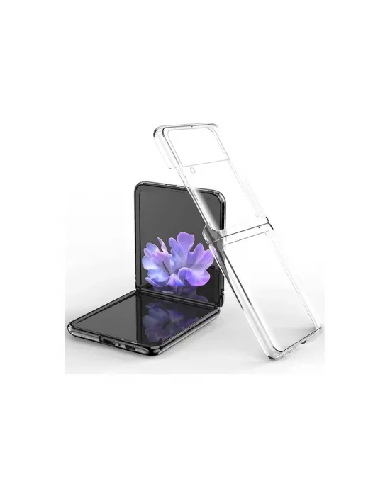 Samsung Galaxy Z Flip 3 Kılıf Fold Tpu Silikon - Şeffaf