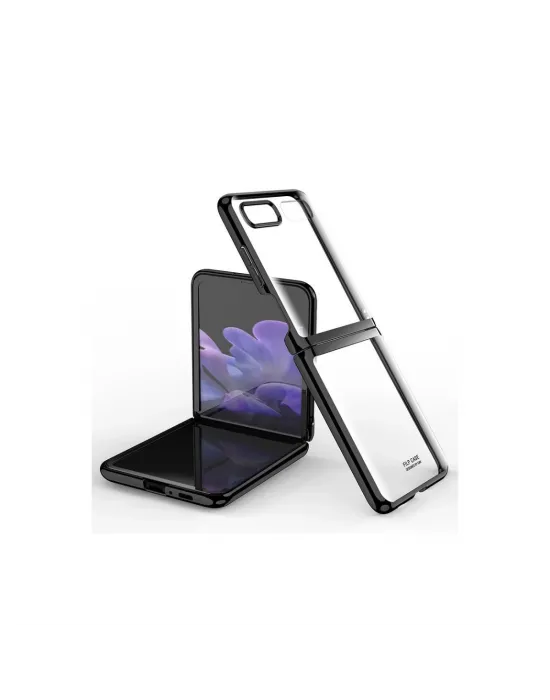 Samsung Galaxy Z Flip 4 Kılıf Fold Element Kapak - Siyah