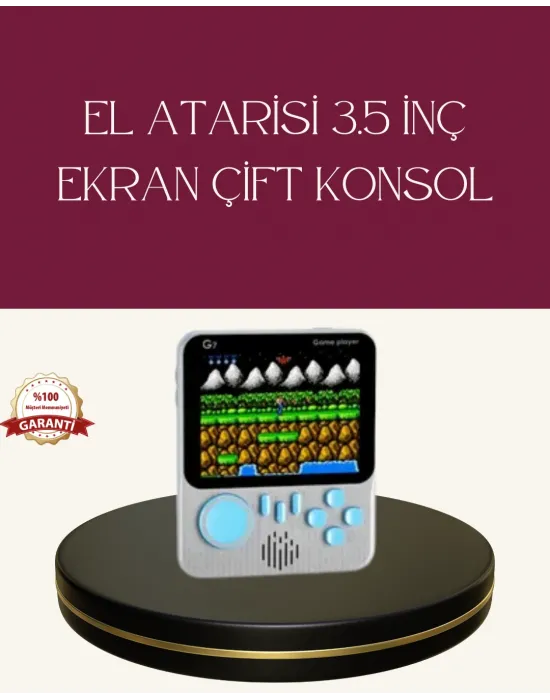 Şarjlı 3.5 İnç Retro Oyun Konsolu