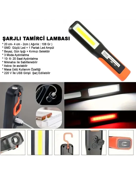 Şarjlı Tamirci Lambası  Wt-297