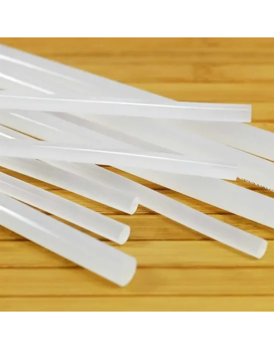 Şeffaf Sıcak Silikon Çubuğu Mum Silikon Kalın 1 Kg 30 Cm