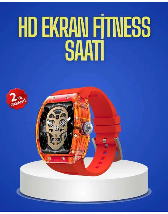 Şeffaf Tasarımlı Akıllı Saat Dokunmatik Ekranlı