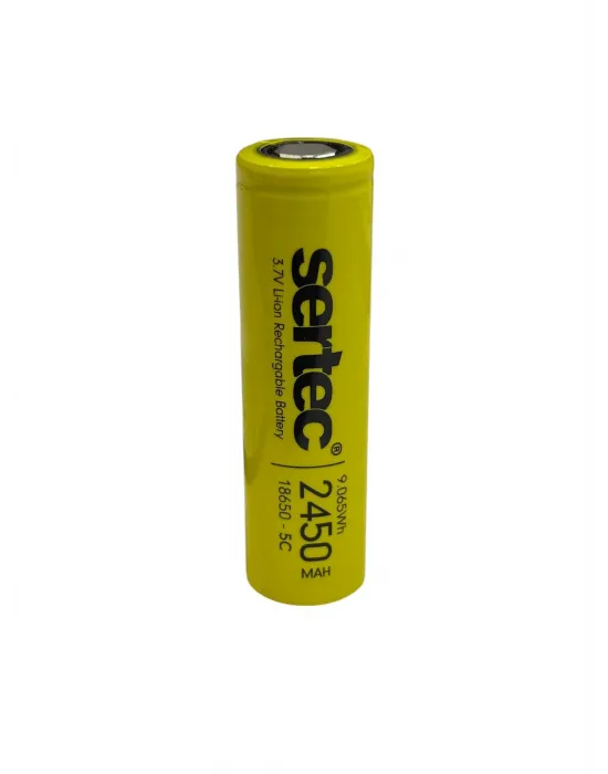 Sertec 18650 3.7v 2450 Mah 5c Li-ıon Şarjlı Pil