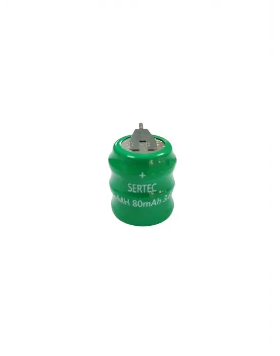 Sertec - 3.6v 3s1p 80 Mah 2 Pin Nı-mh Buton Pil