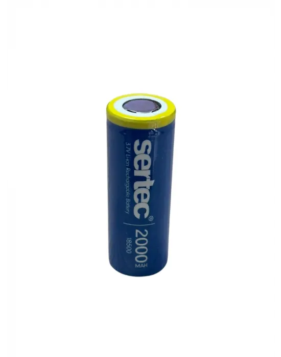 Sertec 3.7v Li-ion 18500 2000 Mah 3c Şarjlı Pil