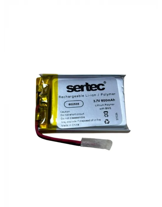 Sertec 602535 3.7v 600 Mah Li-polymer Pil (devreli/1.5a)