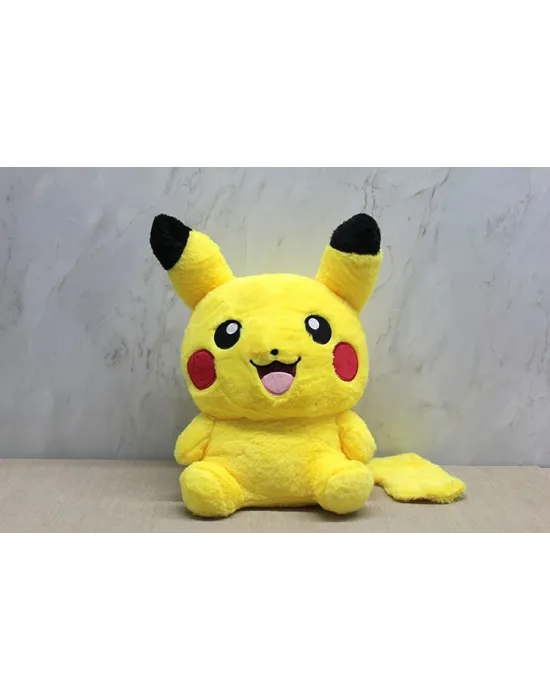Sevimli Peluş Pikachu Sırt Çantası Alk3004