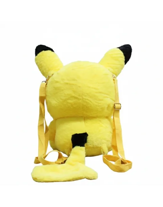 Sevimli Peluş Pikachu Sırt Çantası Alk3004