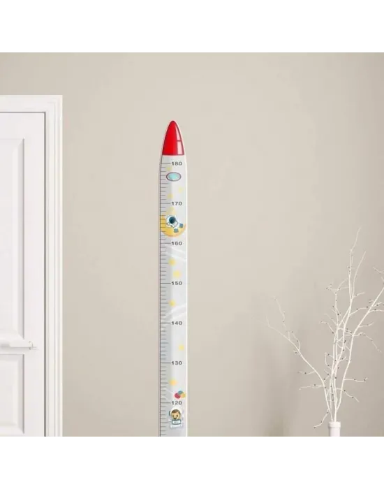 Sevimli Sarı Zürafa Yeşil Dinazor Deniz Kızı Roket Ağaç Boy Ölçüsü Sticker