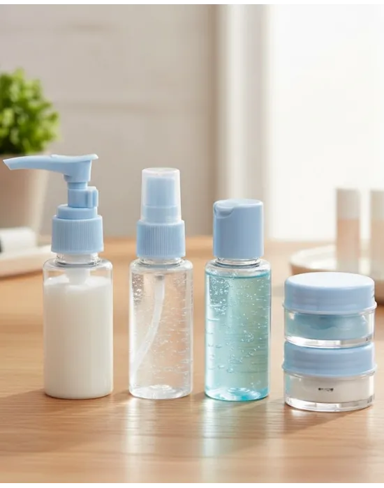 Seyahat İçin 5’li Şeffaf Dolum Şişesi Seti 30 Ml