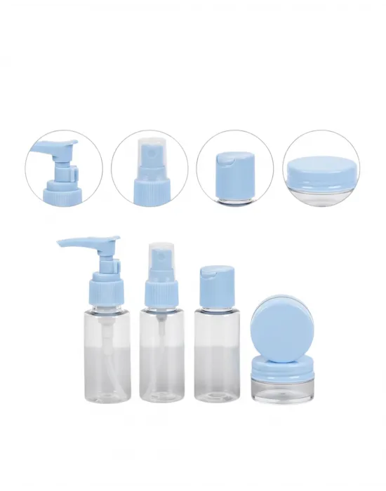Seyahat İçin 5’li Şeffaf Dolum Şişesi Seti 30 Ml