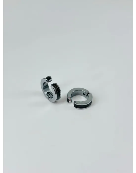 Sıkıştırma Çelik Erkek Küpe - Ekp0037