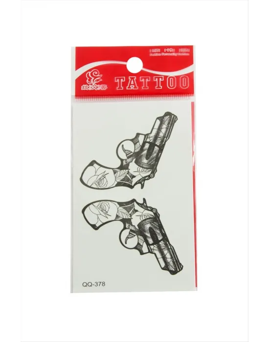 Silah Tattoo Dövme Sticker