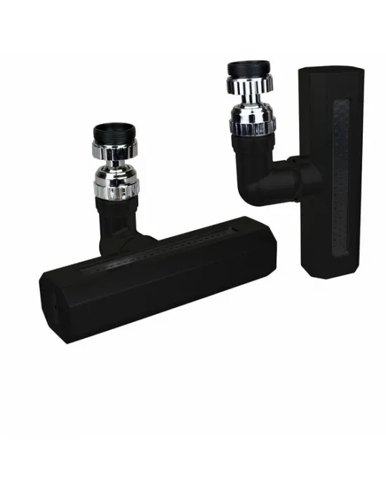 Siyah  Geniş  360 Derece Dönebilenoynar Başlık - 4 Mod  Perlatör Şelale Musluk Ucu Ktx-3288