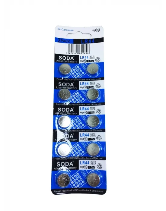Soda Ag13 Lr44/357 Alkalin 10lu Düğme Pil