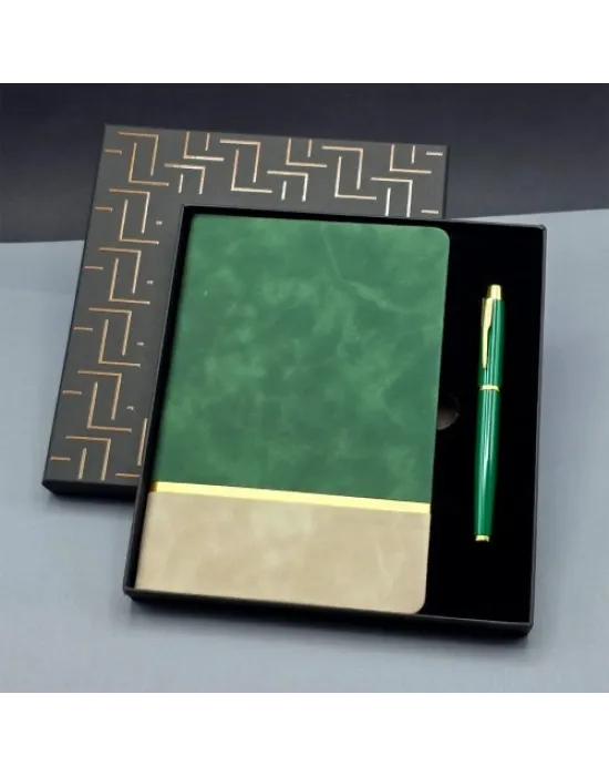 Soft Tarihsiz Deri Defter Kalem
