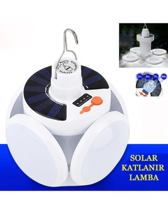 Solar 5 Kanatlı Kamp Lambası