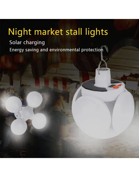 Solar 5 Kanatlı Kamp Lambası