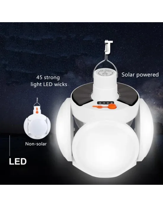 Solar 5 Kanatlı Kamp Lambası