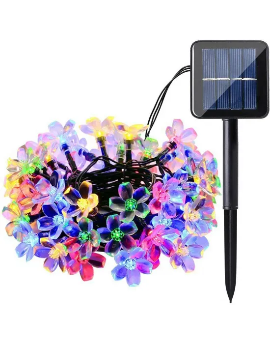 Solar 5m 50 Led Papatya Rgb 8 Fonksiyonlu