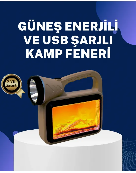 Solar Alev Lambası – Kamp, Bahçe Ve Dış Mekan İçin