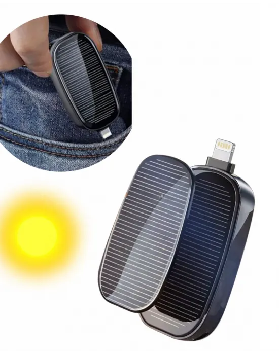 Solar Şarjlı Powerbank Acil Durum İçin Hafif Ve Kompakt