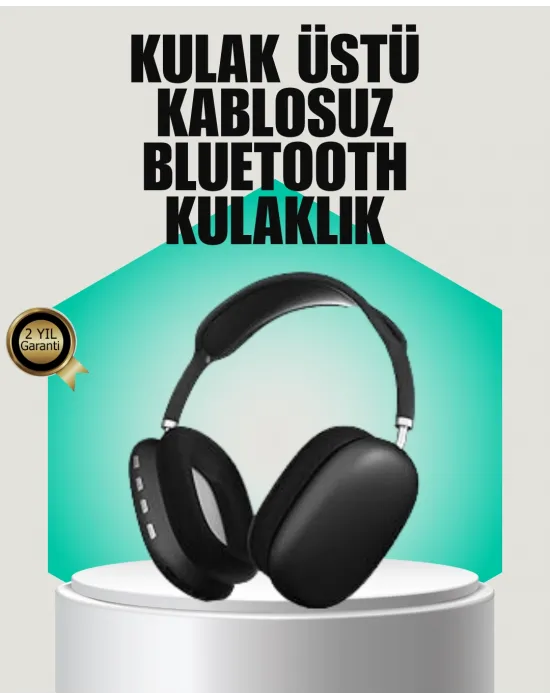 Stereo Ses Kaliteli Bluetooth Kulaklık | Katlanabilir Ve Ergonomik Tasarım