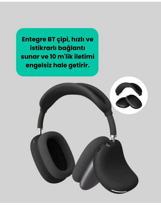 Stereo Ses Kaliteli Bluetooth Kulaklık | Katlanabilir Ve Ergonomik Tasarım