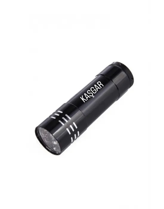 Süper Parlak 9 Ledli Metal Mini El Feneri