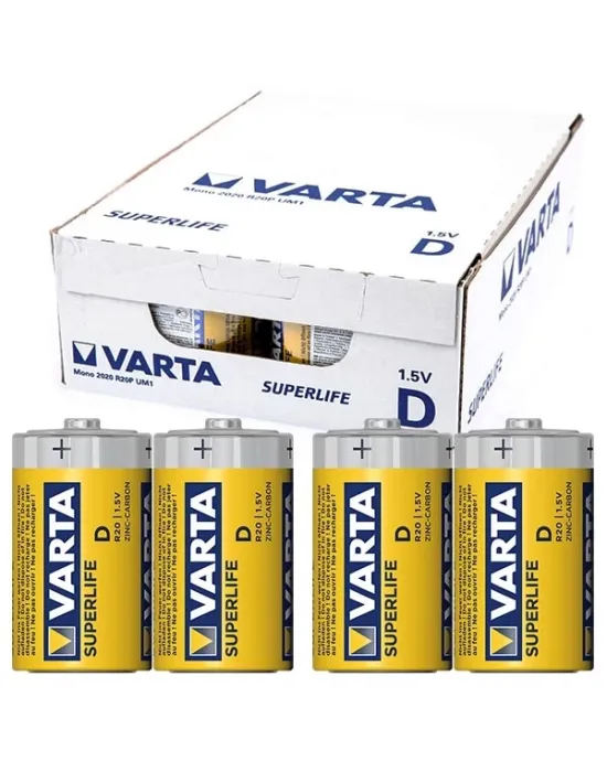Superlife Çinko Büyük D Boy Pil 24lü Paket