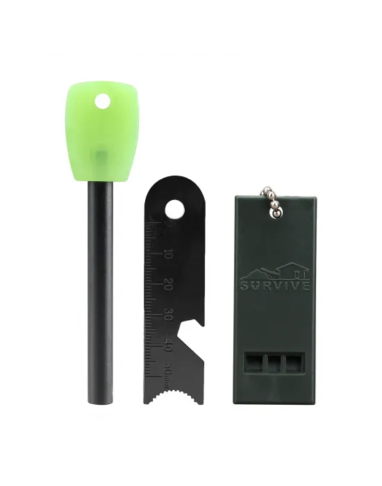 Survive Magnezyum Çubuğu Ateş Başlatıcı Çakmak Taşı