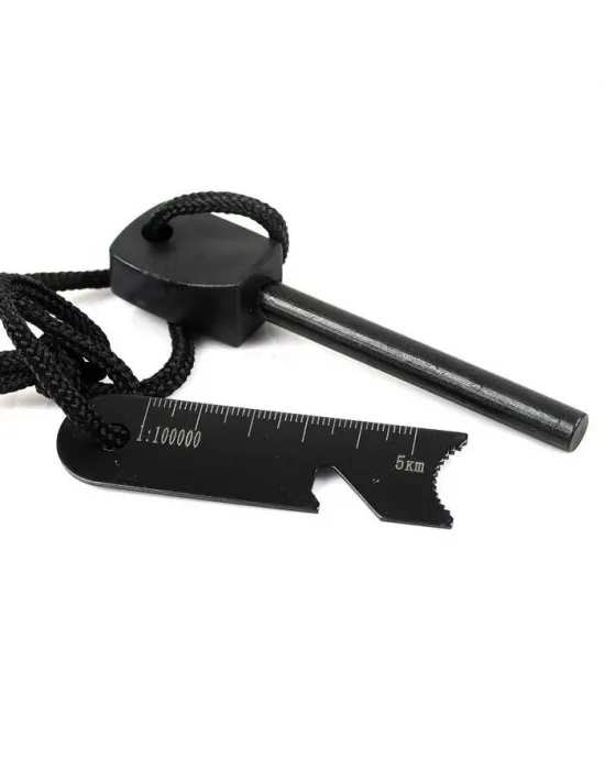 Survive Magnezyum Çubuğu Ateş Başlatıcı Çakmak Taşı