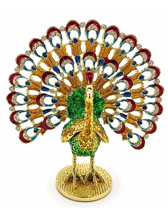 Swaroski Taşlı Tavuskuşu Alk5712