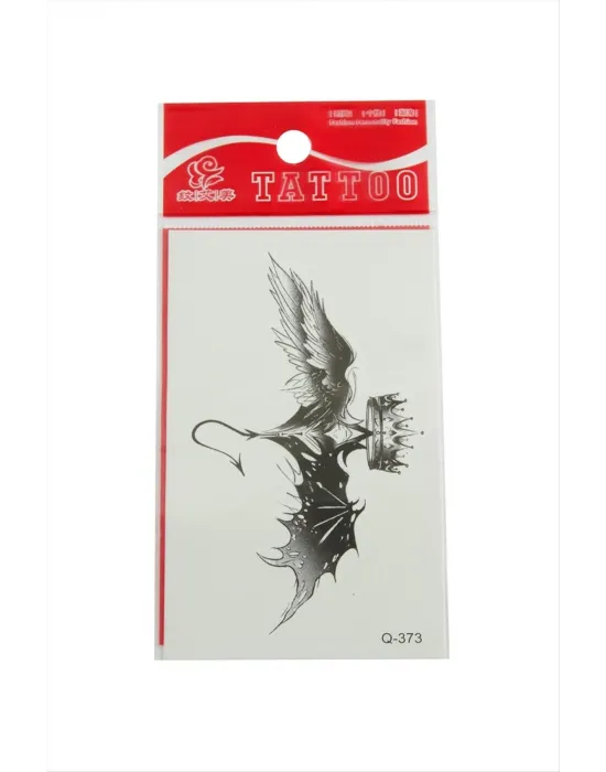 Taç Yarasa Tattoo Dövme Sticker