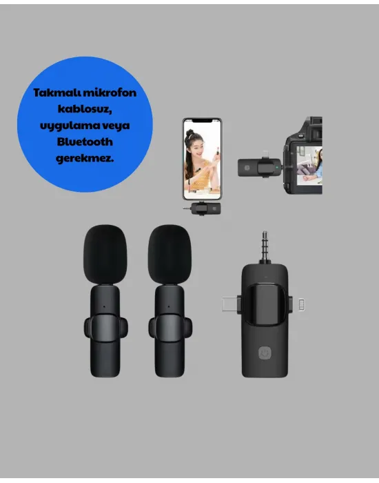 Tak Ve Kullan Mikrofon - Gürültü Engelleyici