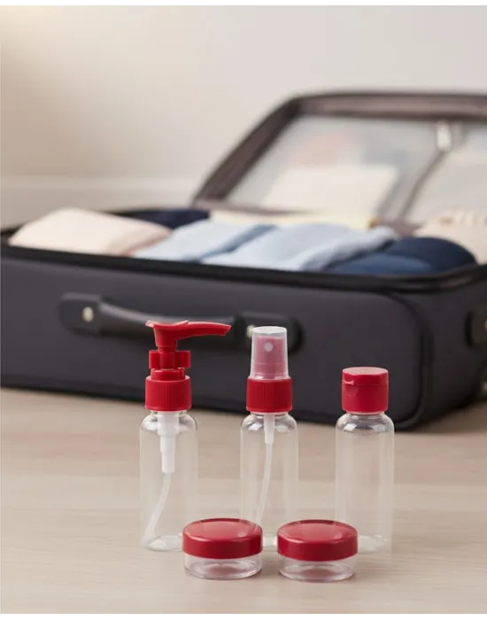 Taşınabilir 5 Parça Seyahat Kozmetik Dolum Seti 30 Ml