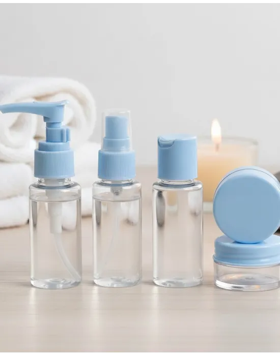 Taşınabilir 5 Parça Seyahat Kozmetik Seti 30 Ml Sızdırmaz