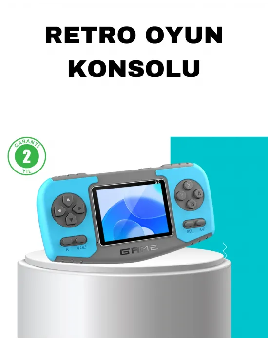 Taşınabilir Mini Video Oyun Konsolu Ergonomik Tasarım