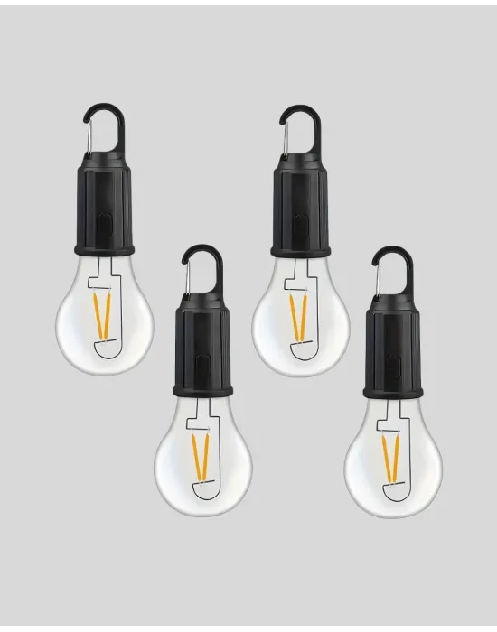 Taşınabilir Şarjlı Led Kamp Lambası – Type-c Girişli Ve Kancalı Tasarım