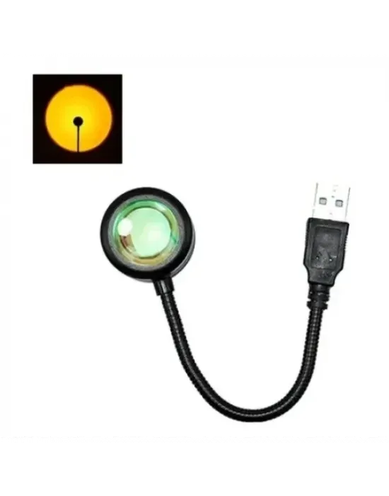 Taşınabilir USB Sunset Gün Batımı Ambiyans Işığı Lamba